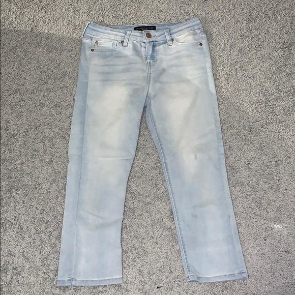 Light blue straight jeggings. - Picture 1 of 2